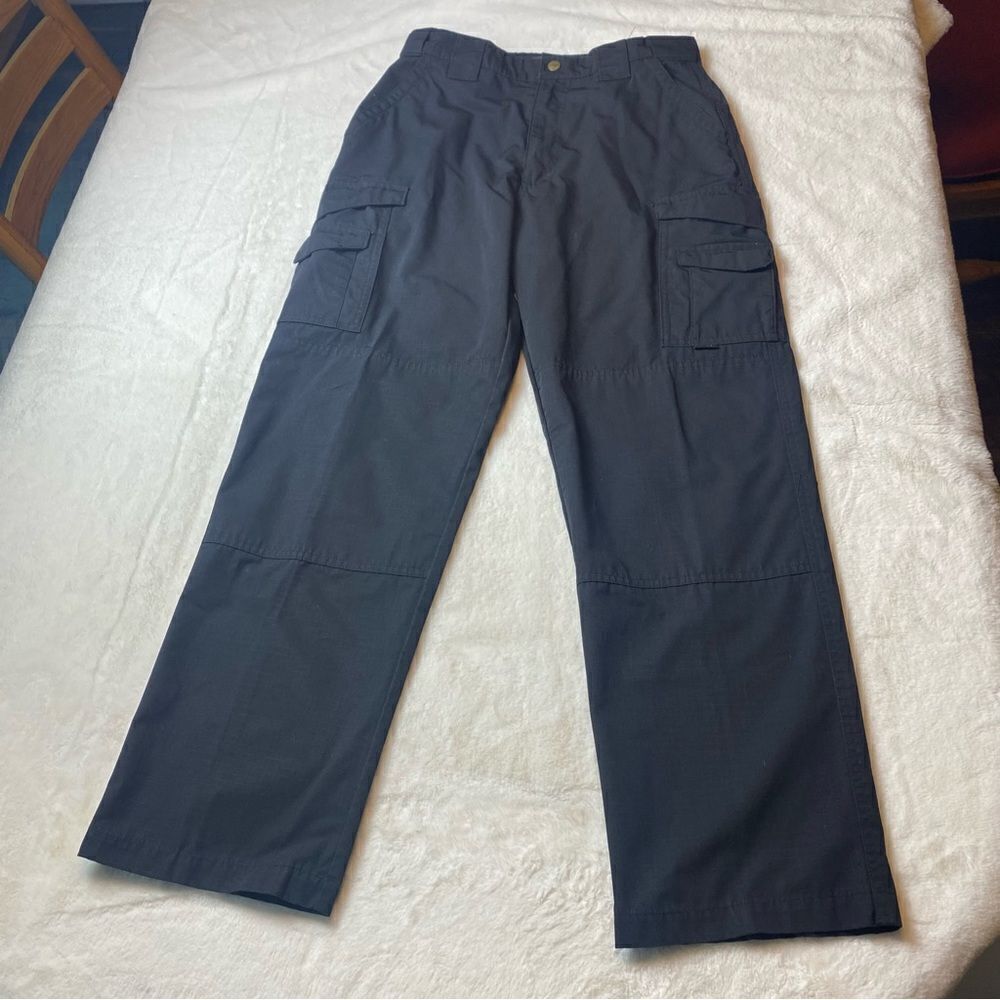 Tru-Spec Black Tactical Cargo Pants Size 32